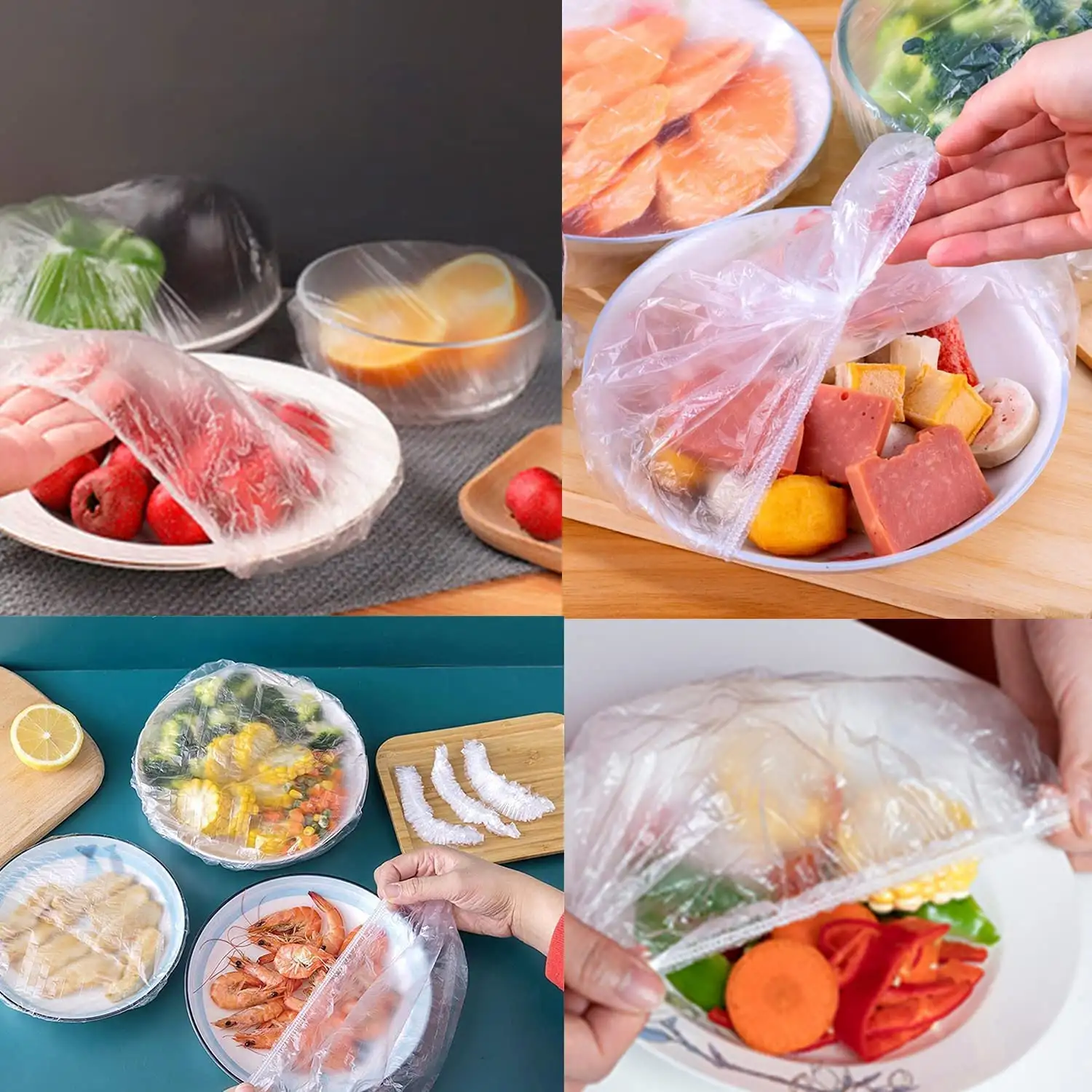 100 pcs Food Cover Wrap