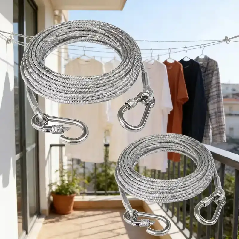 2 Psc Stainless Steel Rope ফ্রী ডেলিভারি চার্জ